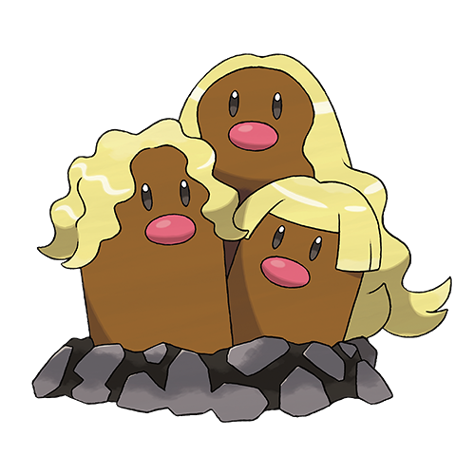Dugtrio official artwork