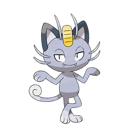 Meowth official artwork