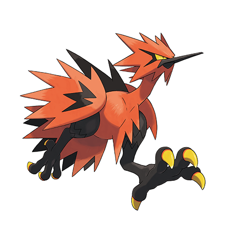 Zapdos official artwork