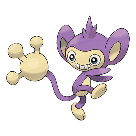 Aipom official artwork
