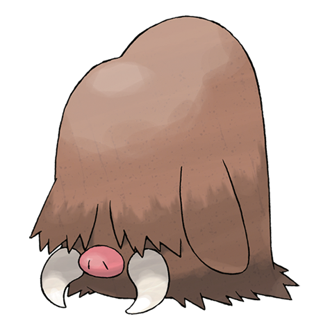 Piloswine official artwork