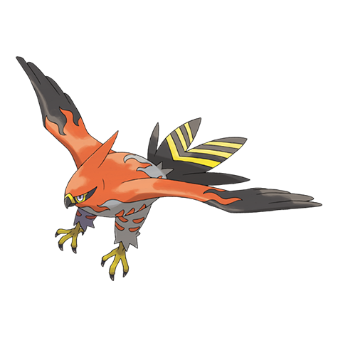 Talonflame official artwork